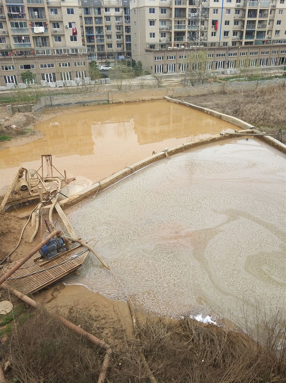 滨江沉淀池淤泥清理-厂区废水池淤泥清淤